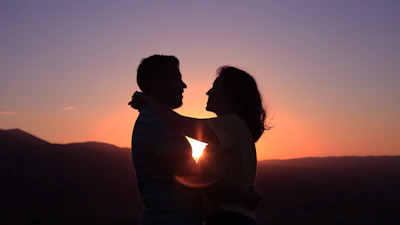 Couple in a long-term relationship