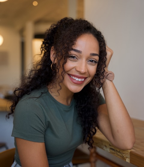 Example profile — Amira (stock photo)