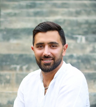 Example profile — Marcus (stock photo)