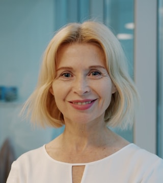 Example profile — Nadia (stock photo)