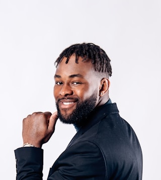 Example profile — Samuel (stock photo)